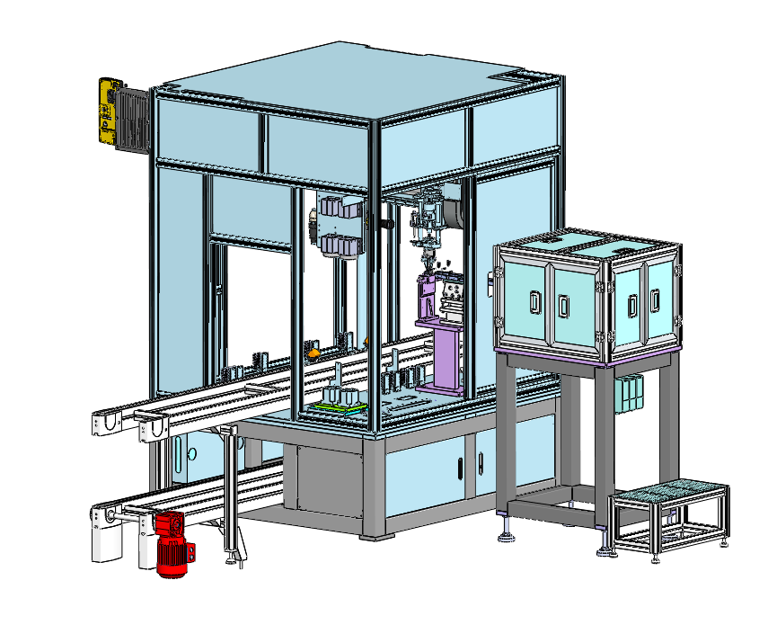 Máquina de montagem de porcas