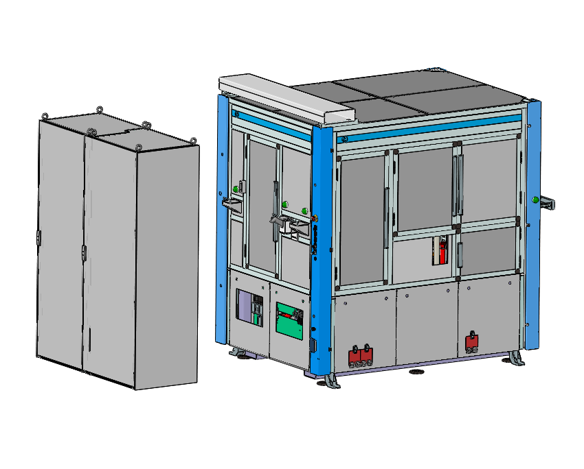 Máquina de montagem de chicote elétrico